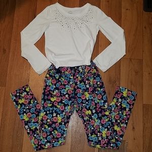Girls outfit Faded Glory shirt/ 1989 jeans size10
